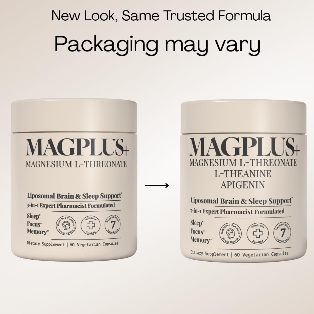 MAGPLUS+ 7-in-1 Liposomal Magnesium L-Threonate Supplement
