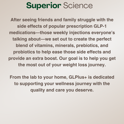 GPLLUS+, 10-in-1 GLP-1 Weight Loss Supplement for Women and Men
