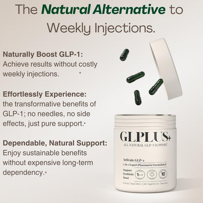 GPLLUS+, 10-in-1 GLP-1 Weight Loss Supplement for Women and Men