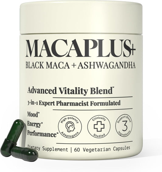 MACAPLUS+ 3-in-1 Vitality and Energy Supplement
